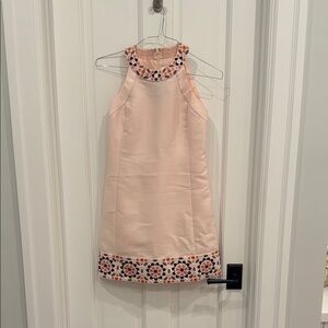 NWT KATE SPADE Mosaic Embellished Trim Shift Dress